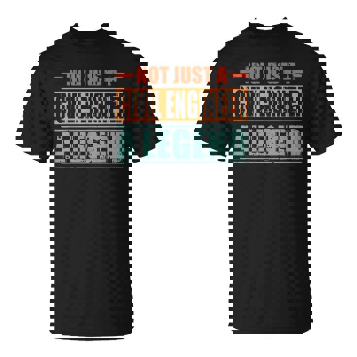 Quote Retro Civil Engineer Tシャツ