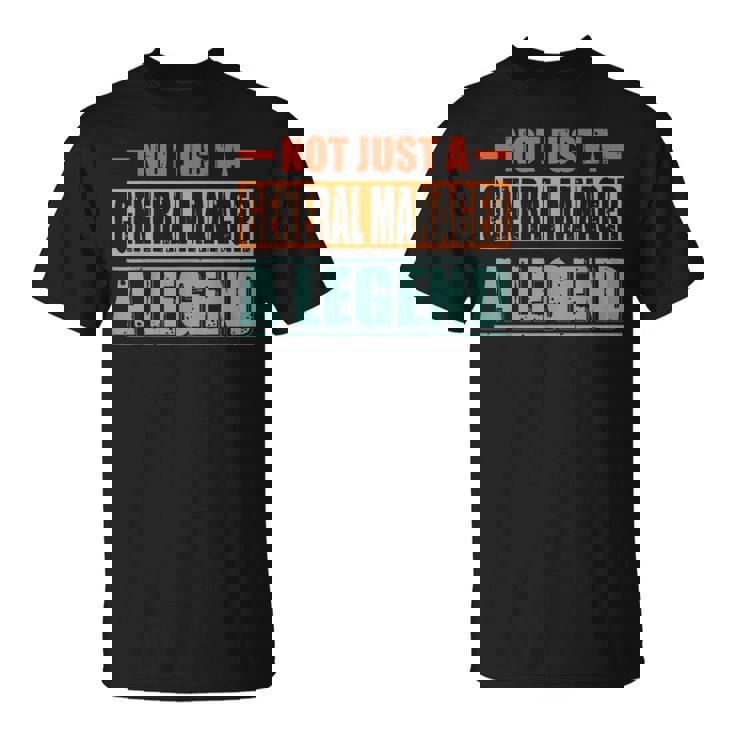 Quote Retro General Manager Tシャツ