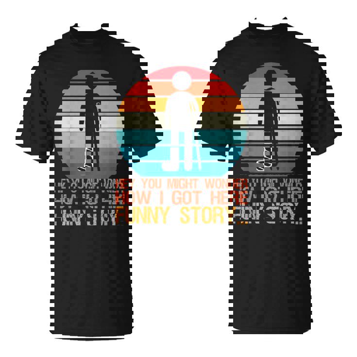 Recovery Broken Leg Get Well 衣装 怪我 足 足首 Tシャツ