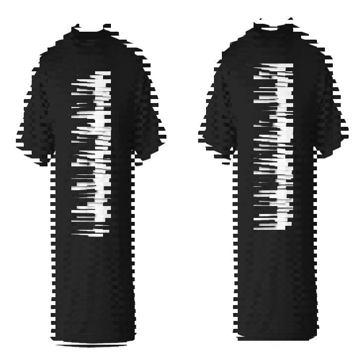 Wobbly ピアノキーボード – ピアニスト&ミュージシャンのグラフィック Tシャツ