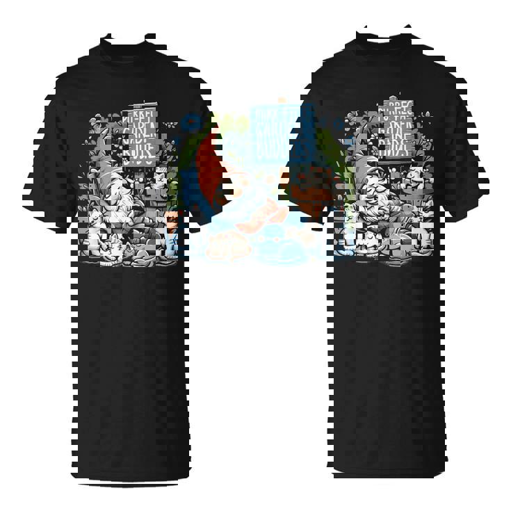 Garden Gnomes Gnome Lover Gnome ガーデニング Tシャツ