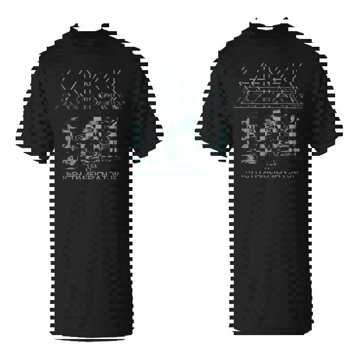 Genesis North American Tour 74 ロックバンドミュージック Tシャツ