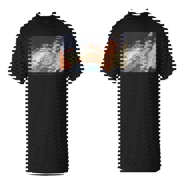 Girl On It 「ソファの上のセクシーなビキニモデル」 Tシャツ