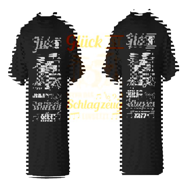 Glück Ist Wenn Das ドラムセット ドラム&ドラム Tシャツ