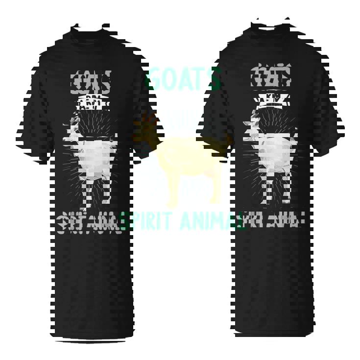Goats Are Mypirit 動物ヤギ Tシャツ