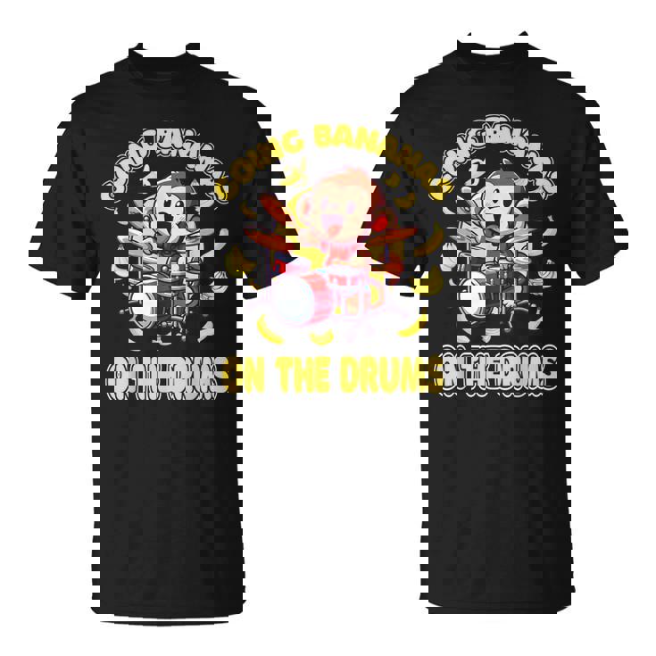 Going Bananas On The Drums 面白いドラム演奏 猿 Tシャツ