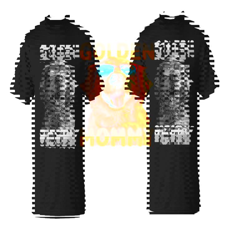 Golden Mommyゴールデン・ママ 母の日 ゴールデンレトリバー・ママ Tシャツ