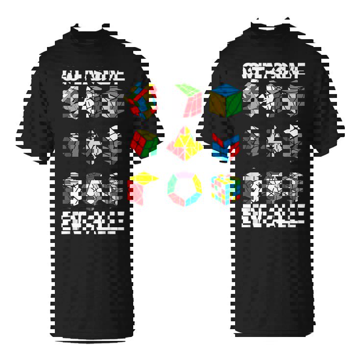 Gottaolve Em Allpeed Cuber パズルキューブ スピードキューブ Tシャツ