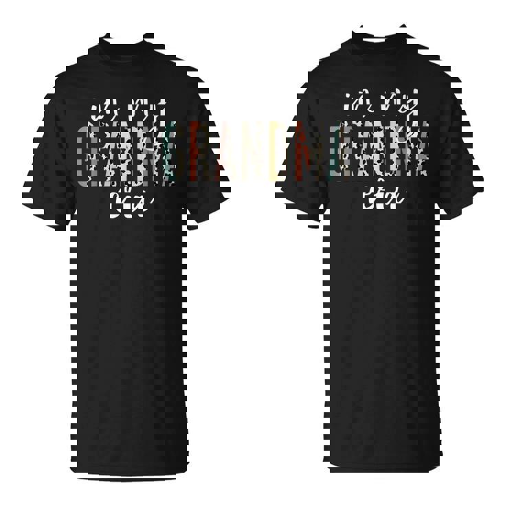 In My Grandma Era Leopard Letter Print Grandma T-Shirt