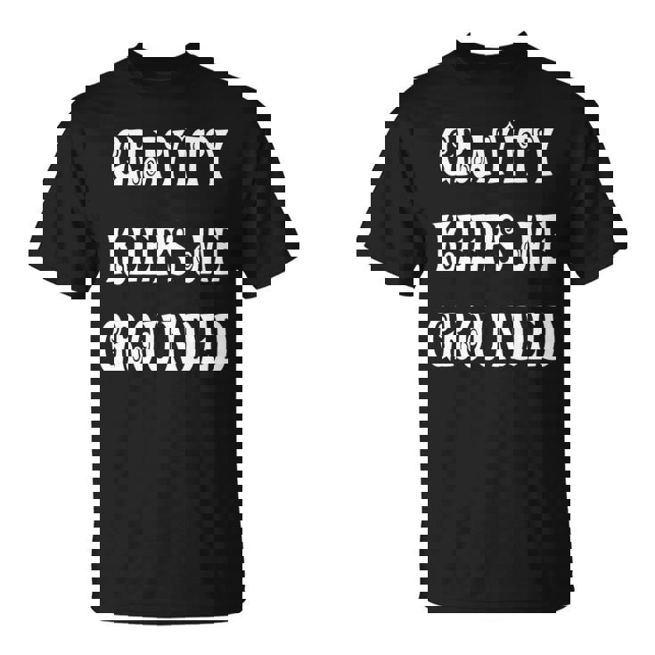 Gravity Keep Me Grounded。 長袖tシャツ Tシャツ