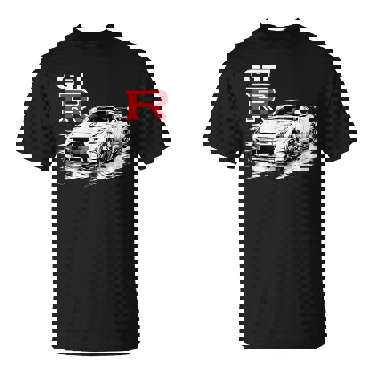 Gt R 35 Jdm ストリートレーシング ドラッグ ドリフト スポーツカー Tシャツ