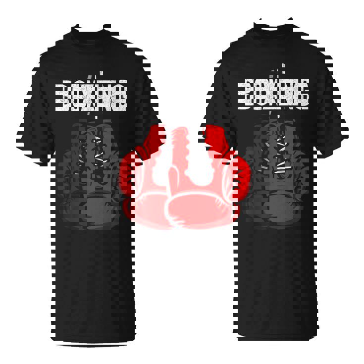 Guantes De Boxeo Love Boxeo Camiseta unisex