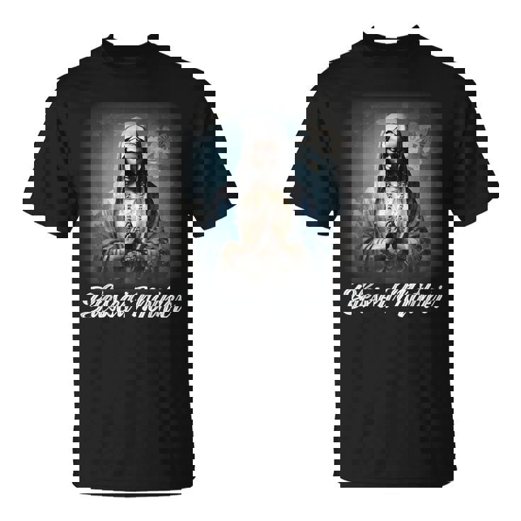 Hail Mary 聖母マリア ロザリオ カトリック Tシャツ