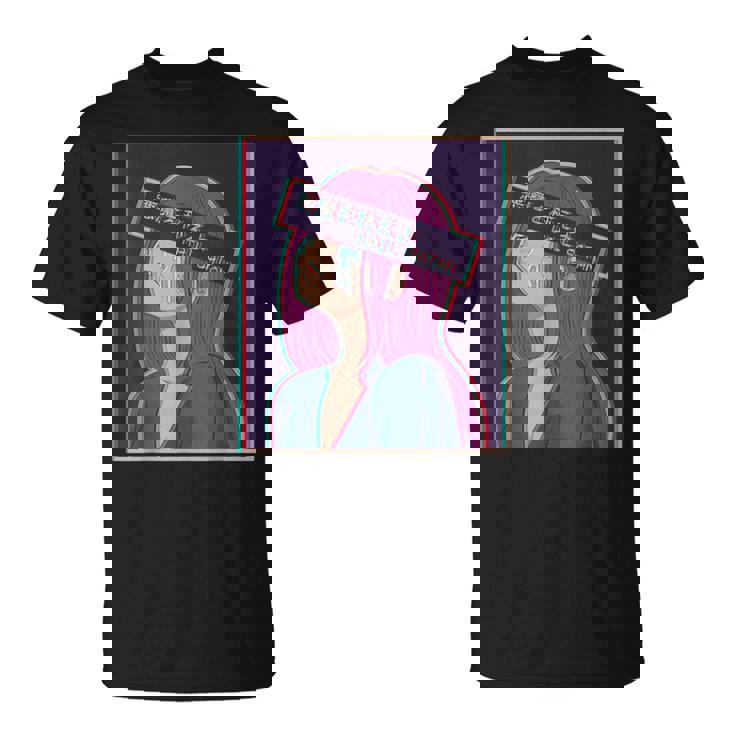 Hailatanad Anime Girl Japaneseaporwave Aesthetic Tシャツ