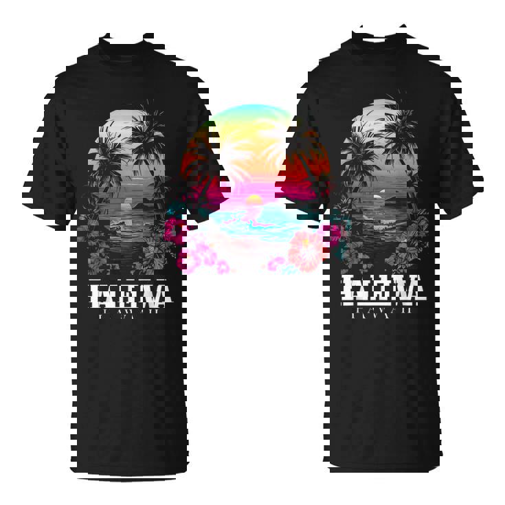 Haleiwa ハワイ ハワイアン ハイビスカス 花 サーファー お土産 Tシャツ