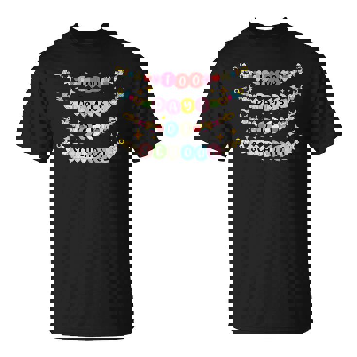 Happy 100 Days Ofchool ブレスレット 教師 学生 100日目 Tシャツ