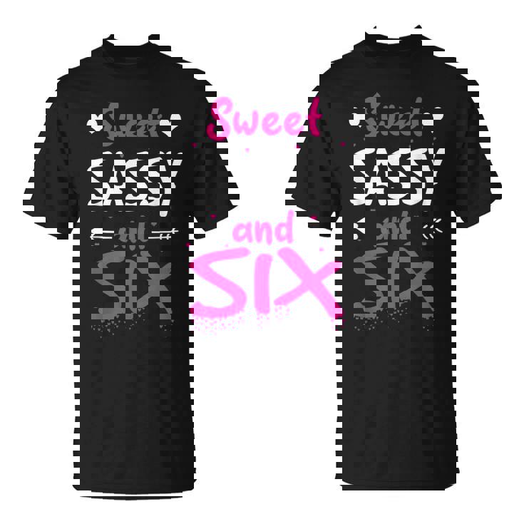 Happy 6Th Birthdayweetassy Andix Girls 6歳 Tシャツ