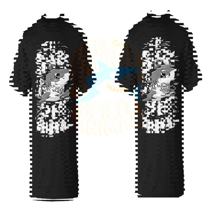 Thehark Is Mypirit アニマル 気まぐれなかわいいサメ Tシャツ