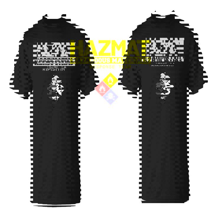 Hazmat 危険物対応チーム技術者tシャツ Tシャツ