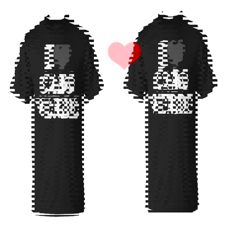 Heart Caboerde Pride T-Shirt