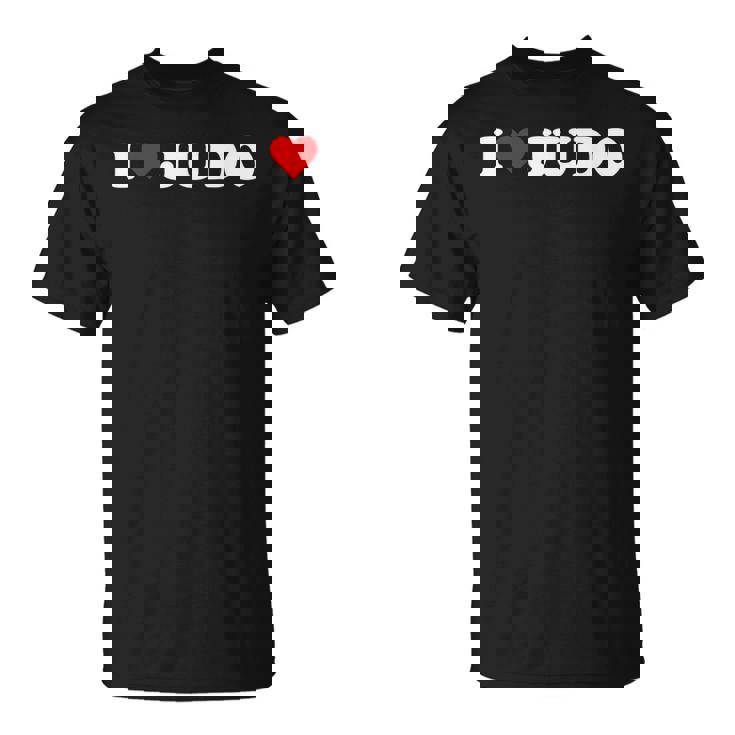 I Heart 柔道 愛 柔道 趣味 恋人 Tシャツ