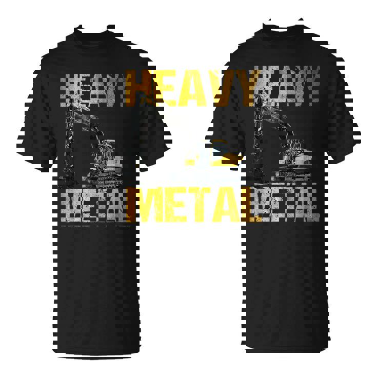 Heavy Equipment Operator Excavator Construction Backhoe Tシャツ