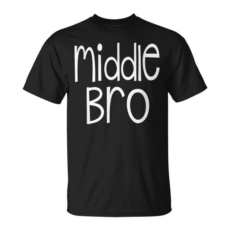 Hermano Medio Hermano Coincidencia Hermanos Familia Camiseta unisex