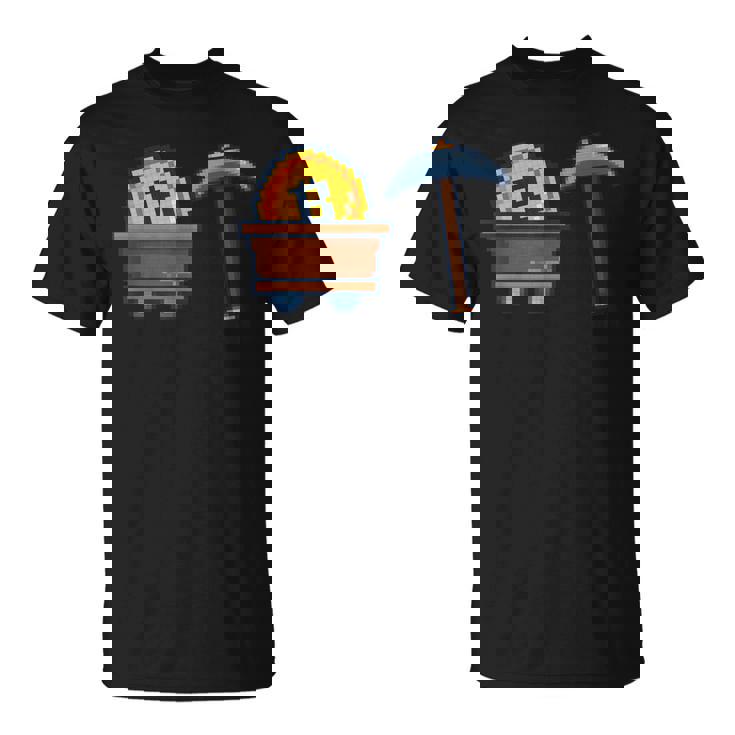 Hodl Btc モダンビットコインアート ビットコインマイニング ピクセル ビットコイン Tシャツ