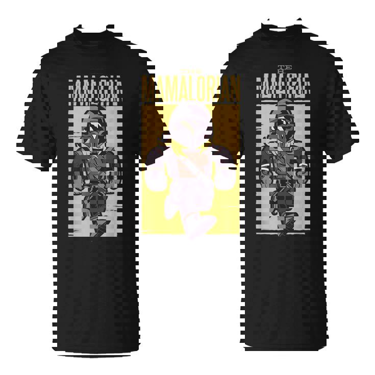 Hombre El Mamalorian Feliz Madres Hustler Día De La Madre Broma Camiseta unisex