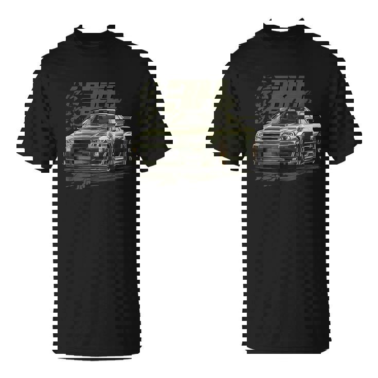 Horizonte Clásicoerde Urbano R34 Liberty Walk Jdm Camiseta unisex