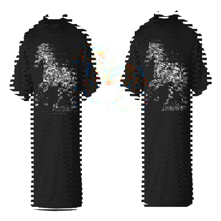 Horse Lover Majestic Horse 馬のグラフィック デザイン Tシャツ