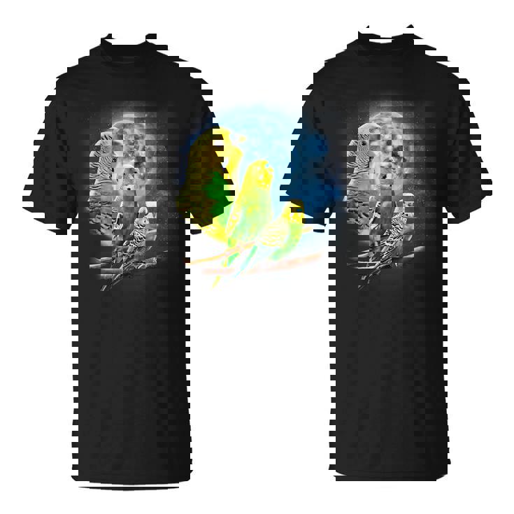 Howling At The Moon シャツ インコシャツ インコ セキセイインコ Tシャツ