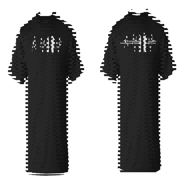 Hunting Knives 心拍ナイフ Tシャツ