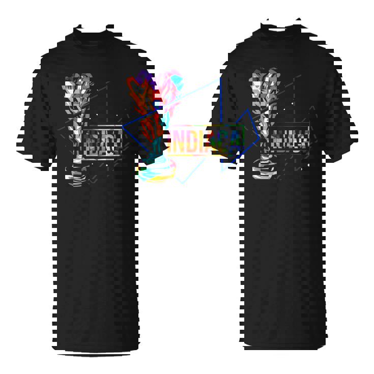 Indiaca キックバックゲームハンドシャトルコック Tシャツ