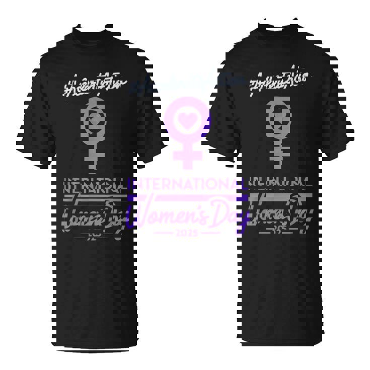 International Women's Day 2025 Accelerate Action Girls Tシャツ