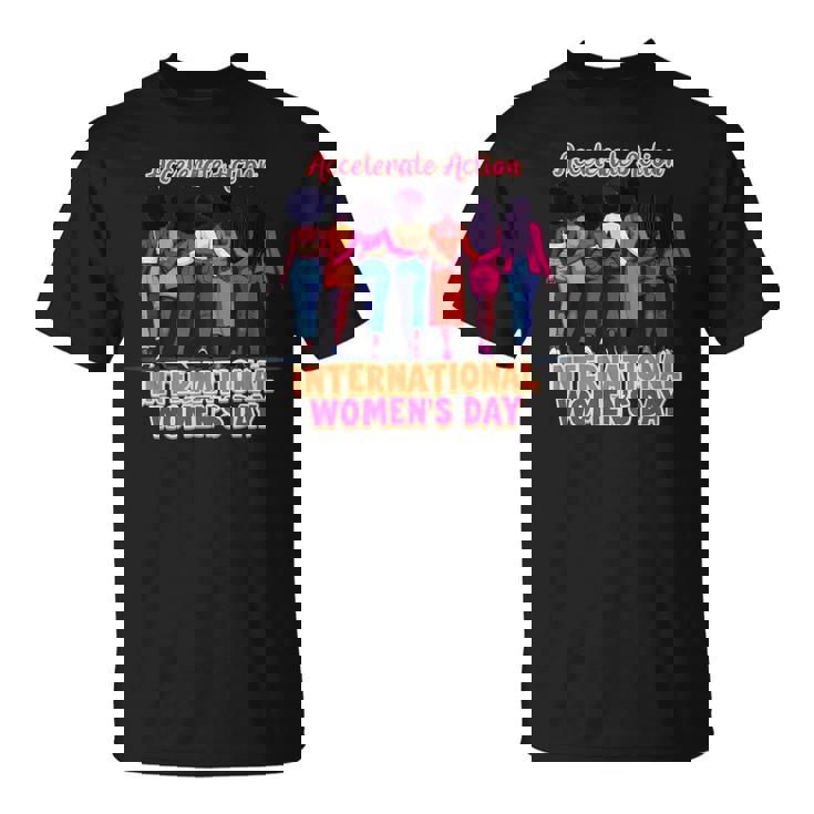 International Women’S Day Empowerment Accelerate Action Tシャツ