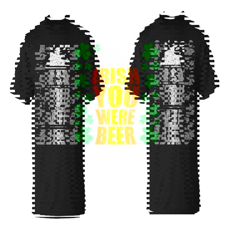 Irish You Were Beer 聖パトリックの日 ビアマグ 面白い Tシャツ