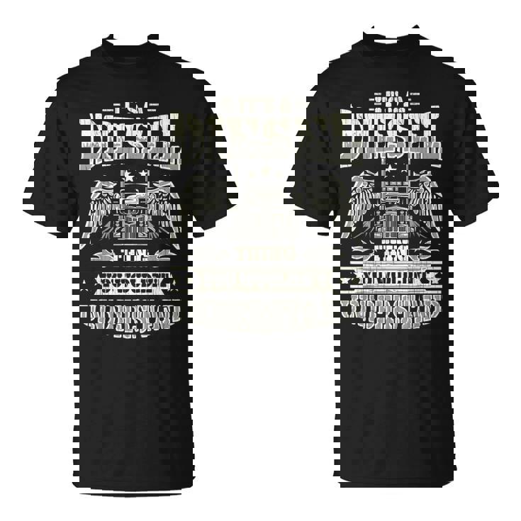 It's A Diesel Thing トラッカー トラック ドライバー メカニック 面白い メンズ Tシャツ