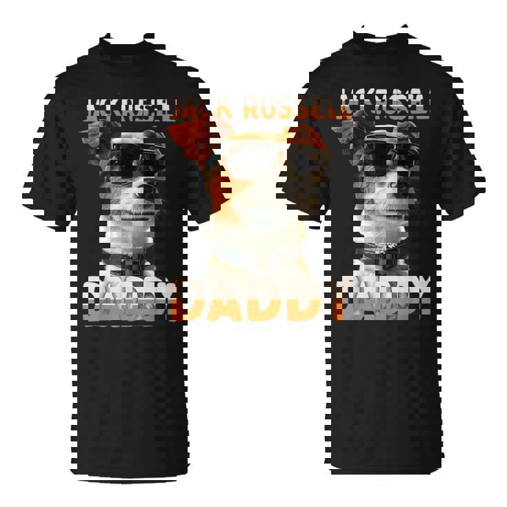Jack Russell Daddyジャック・ラッセル・パパ・ヴァータグ・パパ・ジャック・ラッセル・テリア Tシャツ