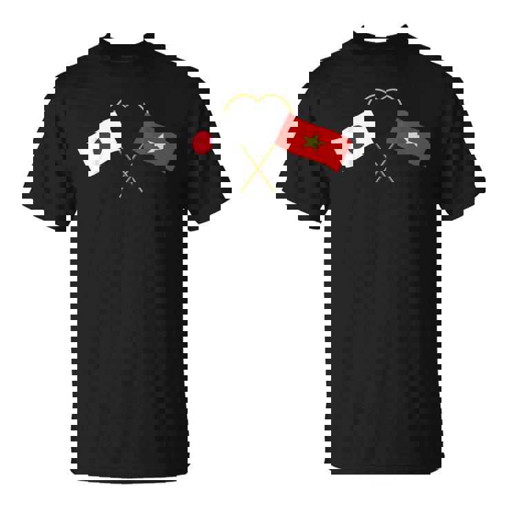 Japanese Flagietnamese Flagベトナムの遺産 ベトナムのルーツ 日本の国旗 ベトナムの国旗 Tシャツ