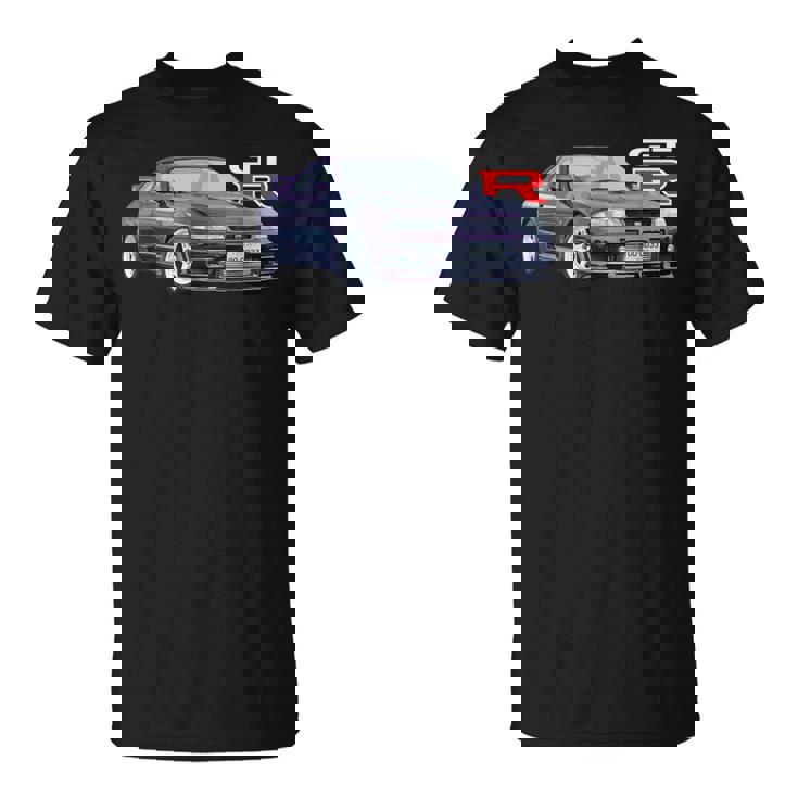 Jdm Car R33-Spec ミッドナイトトラック 400R Tシャツ