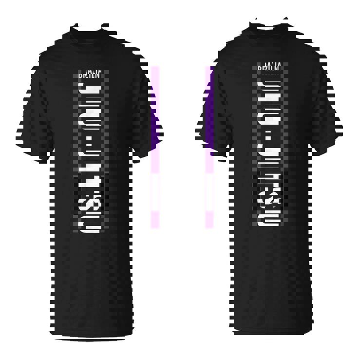 Jiu Jitsu Combat Belt Purple Camiseta unisex
