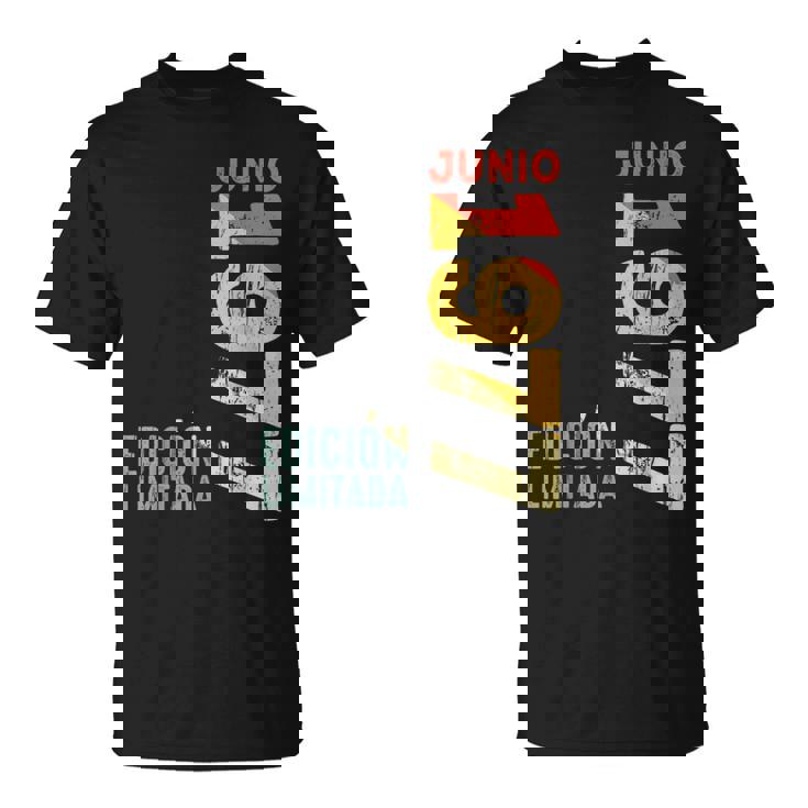 Junio 1977 Retro 1977 Año 1977Intage 1977 Desde 1977 Camiseta unisex