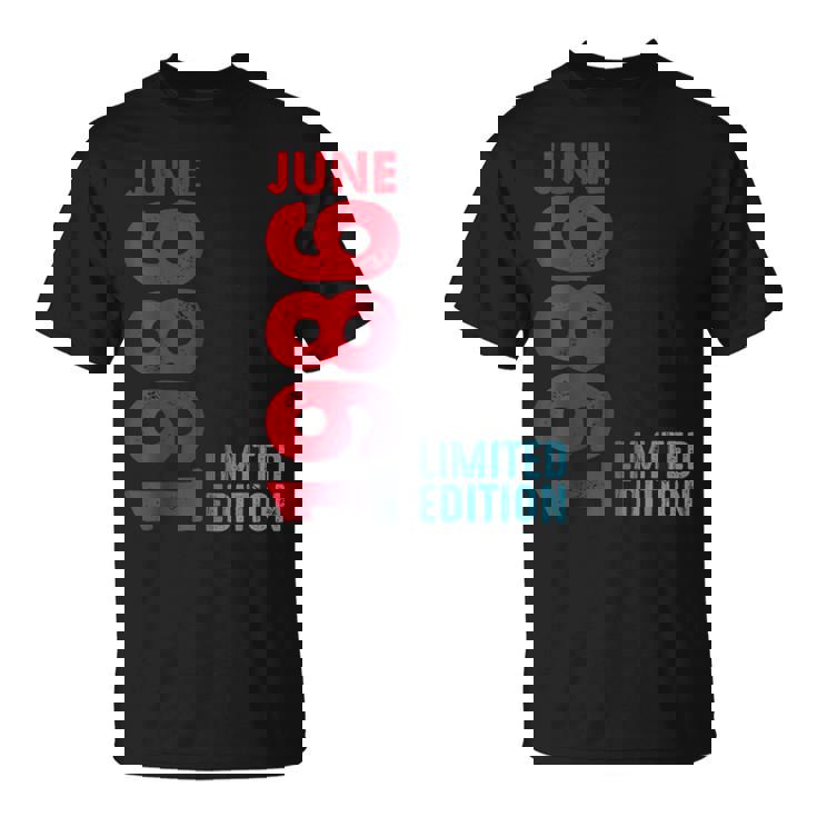 Junio 1986 Retro 1986Intage 1986 Año Legendario 1986 Camiseta unisex