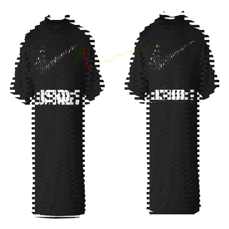 Just Hodl It、クリプトシャツ、暗号通貨、ビットコイン、ドッジ Tシャツ