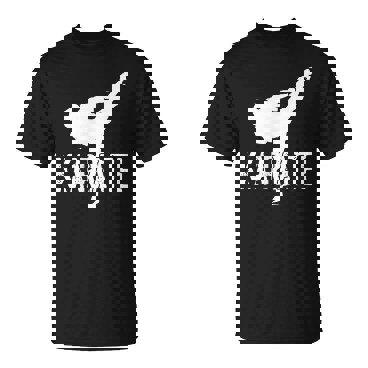 Karate Kick 空手キック松濤館、剛柔和道上地糸東極真流 Tシャツ