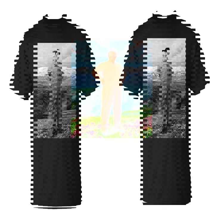 Kim Jong Il Kim Jong Un Humour North Korea Tシャツ