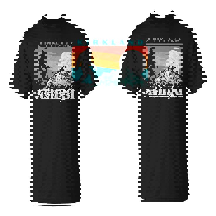 Kirkland Washington Retro 80S Bigfoot Tシャツ