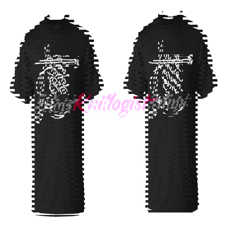 Knitlogist おもしろ編み物 Tシャツ