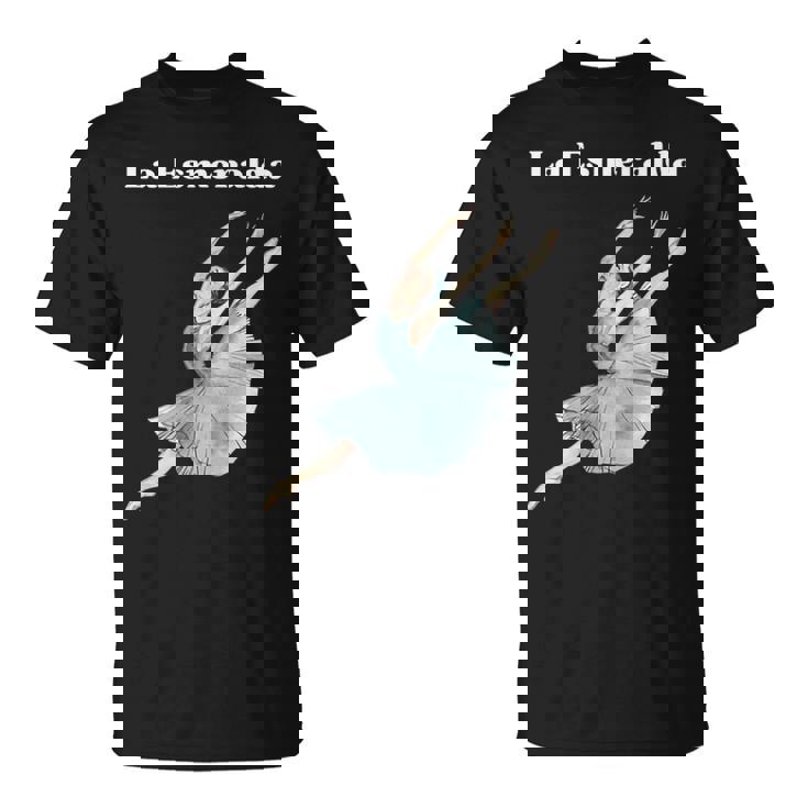 La Esmeralda バレエダンサー バレリーナ ポワント チュチュダンス Tシャツ